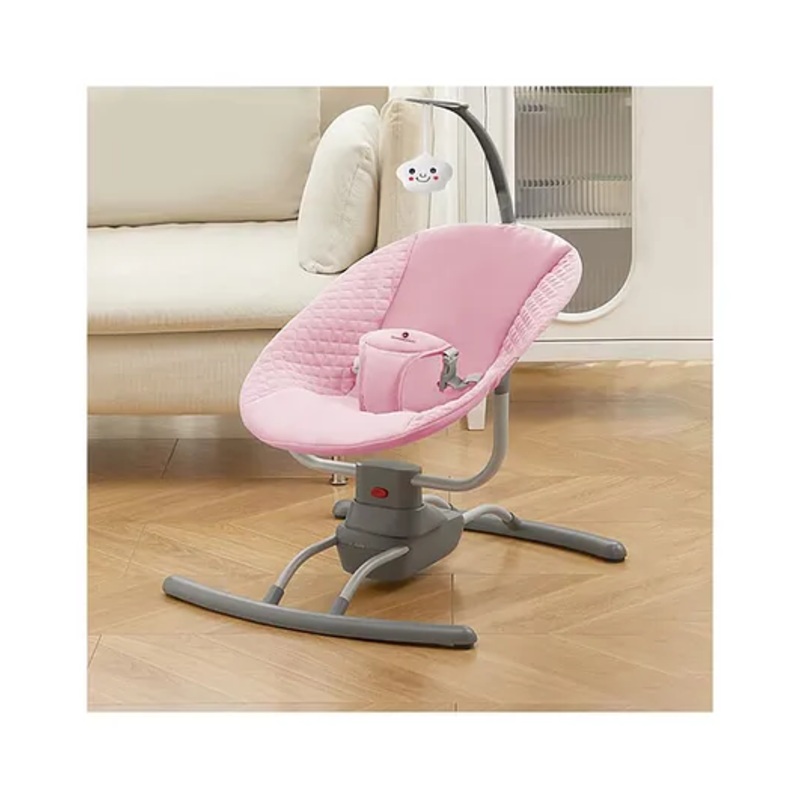StarAndDaisy Electric Swing for Baby AutomaticBaby Swing with Adjustable Backrest Baby Rocker Automatic Swing with Bluetooth Playback, Light Weight Play Toy – Pink