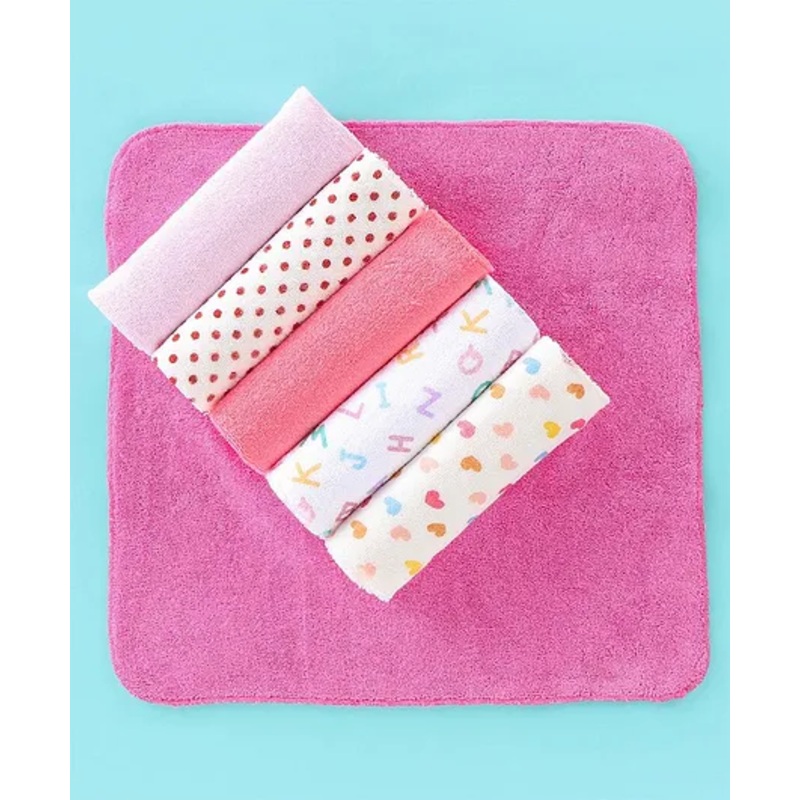 Ben Benny Terry Knit Wash cloth Pack of 6 L 26 x B 26 cm – Multicolor
