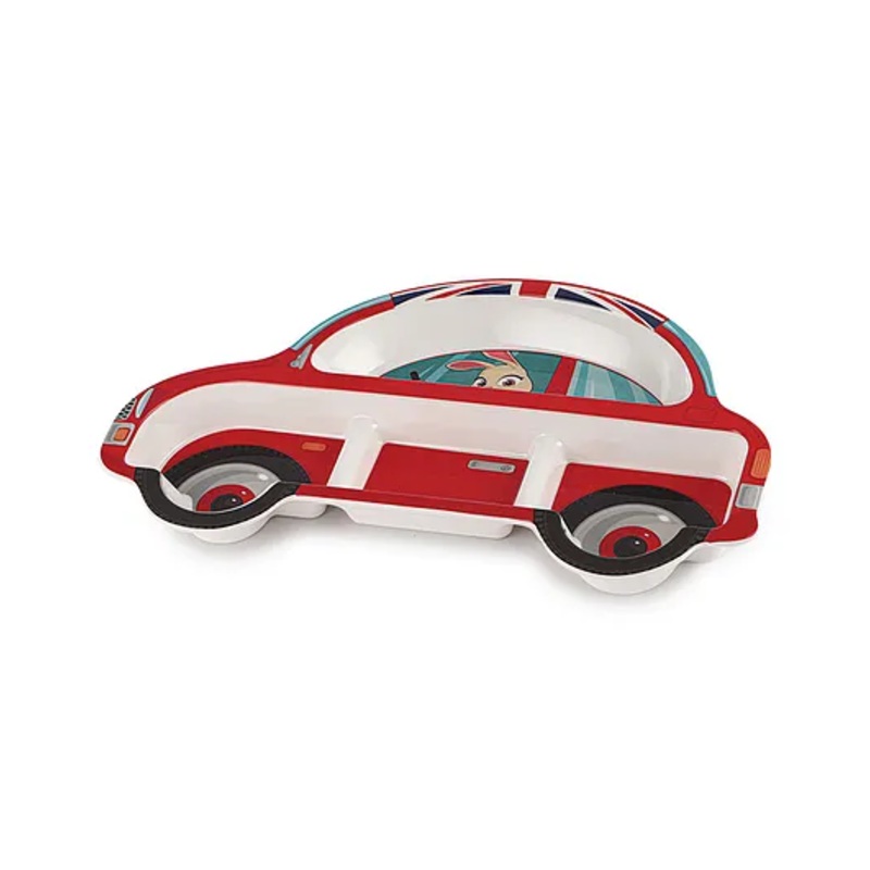 Cello Melmo Racers Printed Melamine Plate – Red