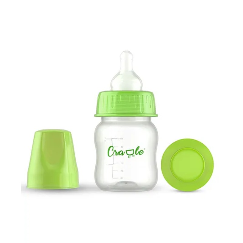 Cradle Pocket Dumble Feeing Bottle  – 60ml – Parrot Green