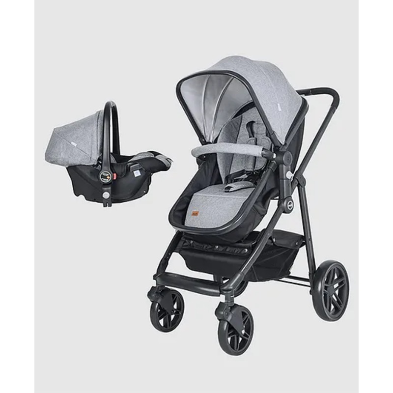 Moon Tres 3in1 Travel System Lite Grey Birth to 15 kg