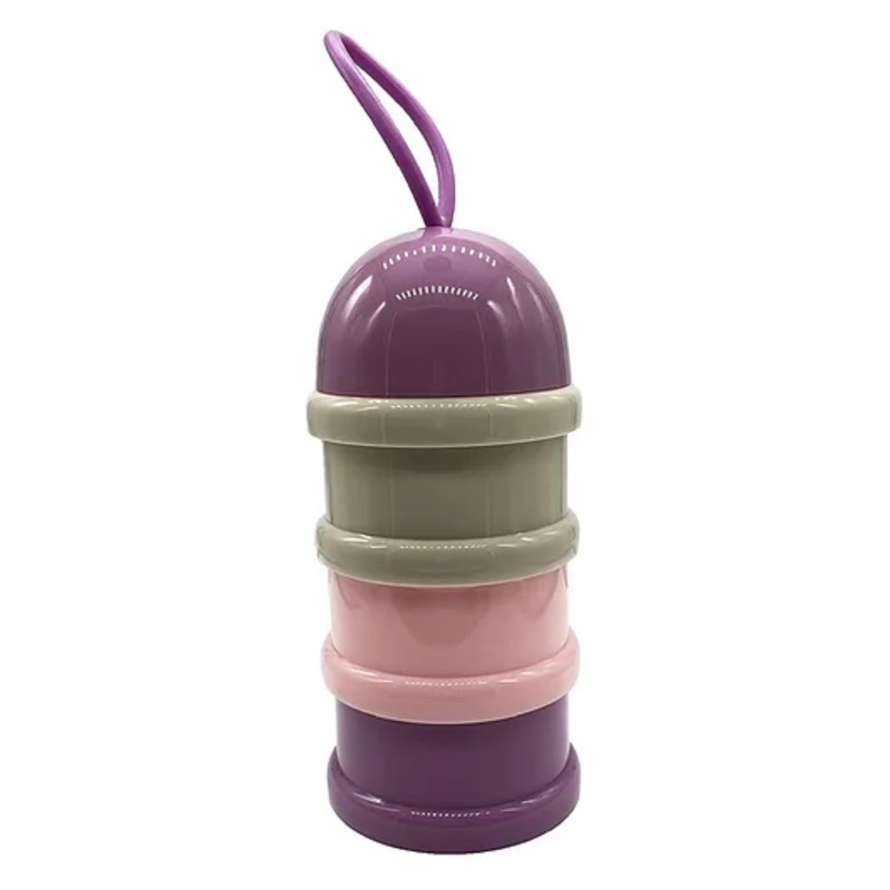 Syga 3 Layer Multi-Purpose Milk Powder & Food Storage Container – Purple