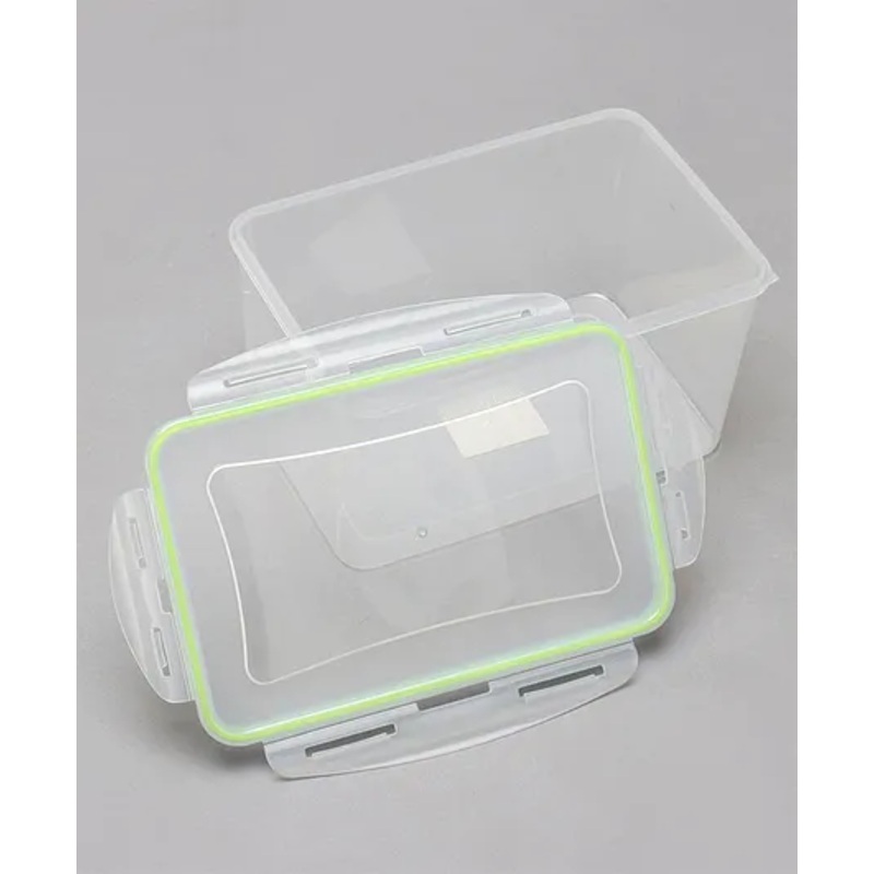 Transparent Silicone Storage Cointainers Pack of 5 Green – 3500 ml