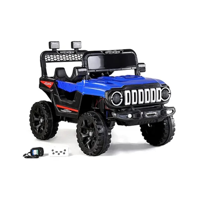 Babyhug Battery Operated Ride On Jeep with Remote Control – Blue