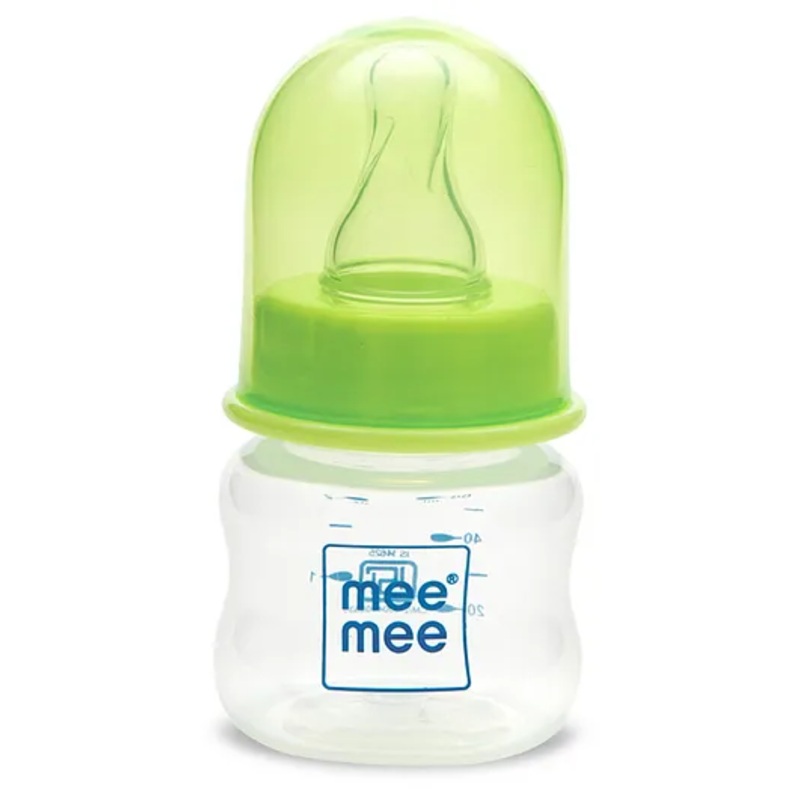 Mee Mee Plastic Premium Feeding Bottle Green – 60 ml