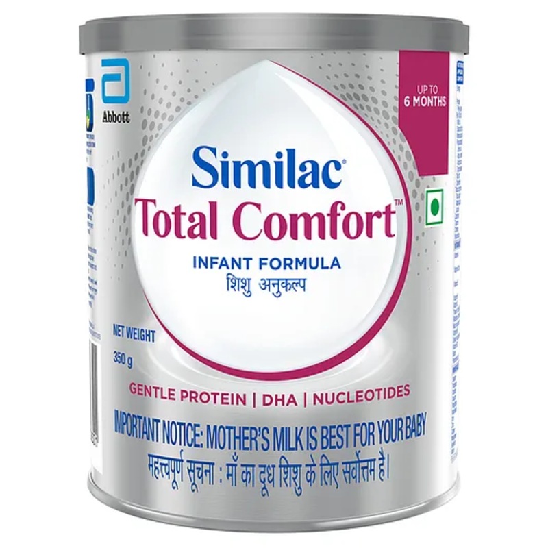 Similac Total Comfort Infant Formula, Easy Digestion, Brain & Eye Development Support, 0-6M, 350g