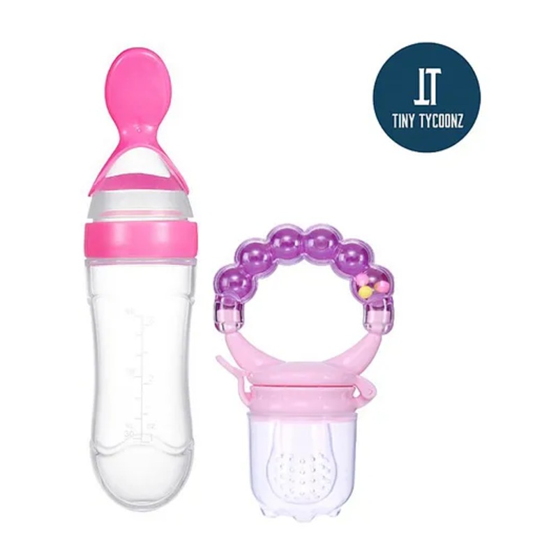 Tiny Tycoonz Fruit And Food Nibbler & Feeder – Pink