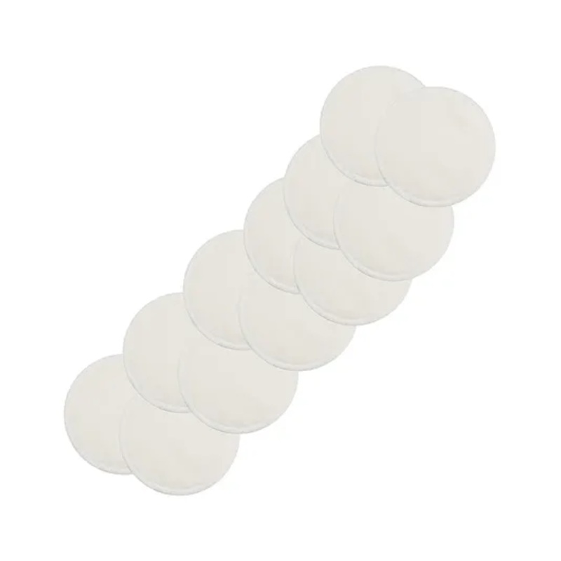 AEREX Reusable Maternity Feeding Pads Washable Nursing Breast Pads Nipple Pads for Women Leak Proof for Breastfeeding Moms (Pack of 12)