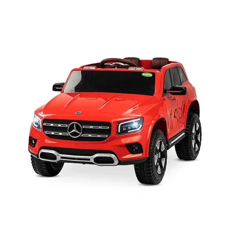 Baybee Licensed Mercedes GLB Electric Rechargeable Battery Operated Car for Kids with LED Light Remote Control & Music (Red)