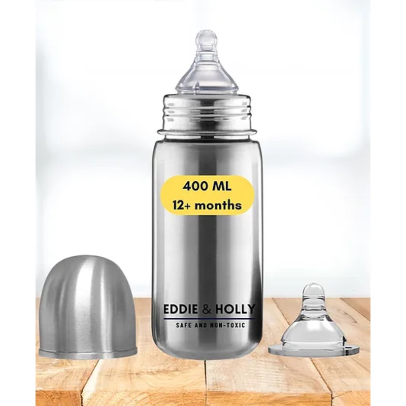Eddie & Holly Steel Feeding Bottles | 400 ml