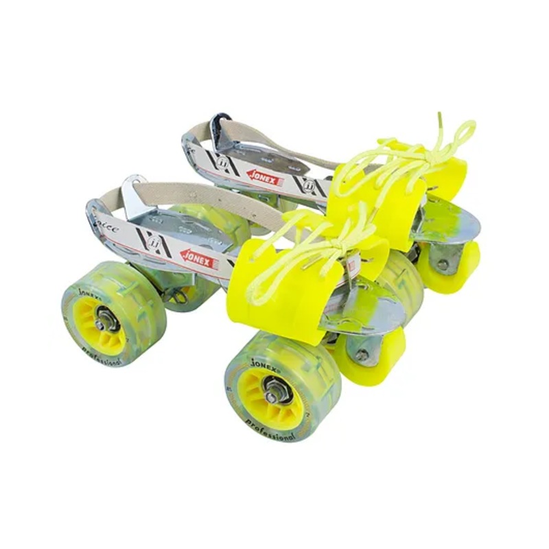 JJ Jonex Professional with Brake Adjustable Quad Roller Skates – Green