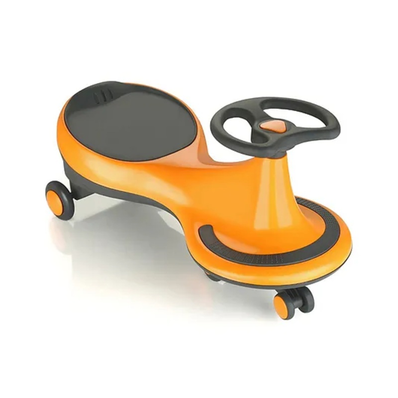 JoyRide  Girls & Boys  Wiggle  Twister  Swing  Car with  Scratch Free Body- Yellow