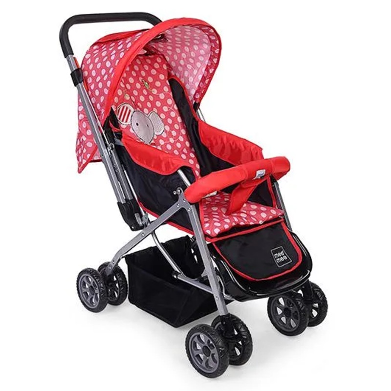 Mee Mee Stroller Cum Pram – Red Black