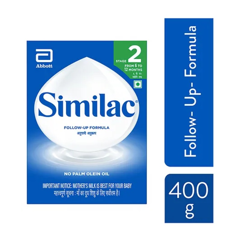 Similac Stage 2 Follow-Up Formula, 400G – Infant Brain & Eye Development, 6-24M, Key Nutrients & Vitamins