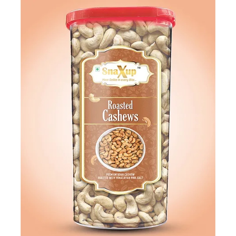 SnaXup Premium Roasted and Salted Cashews 600 g