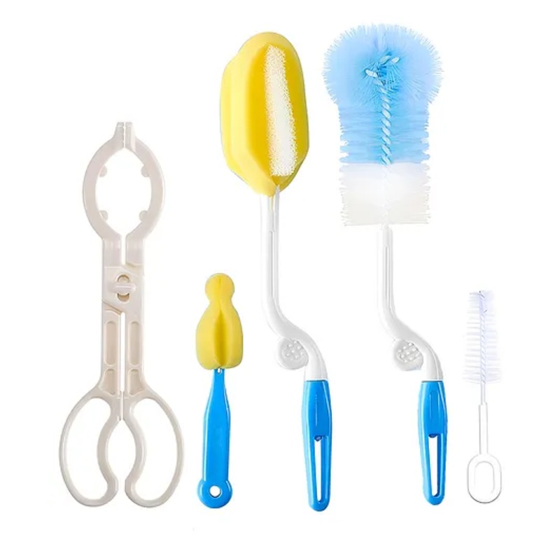 Syga Bottle Cleaning And Sterilisation Set Pack of 7 – Multicolor ( Color May Vary)