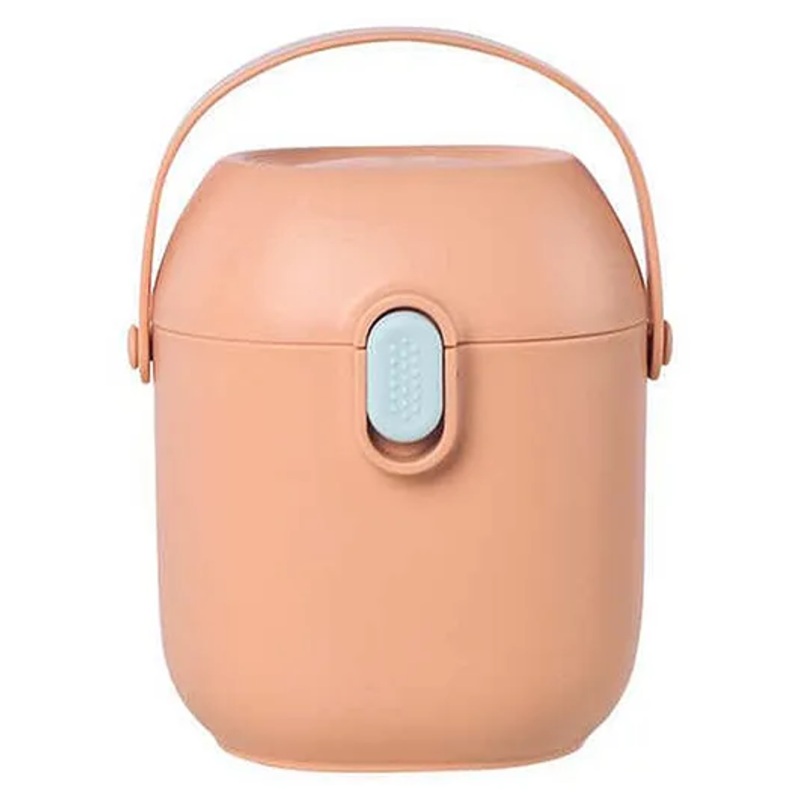 THE LITTLE LOOKERS Baby Milk Powder Container | Portable Baby Milk Powder Dispenser-225g (Orange)