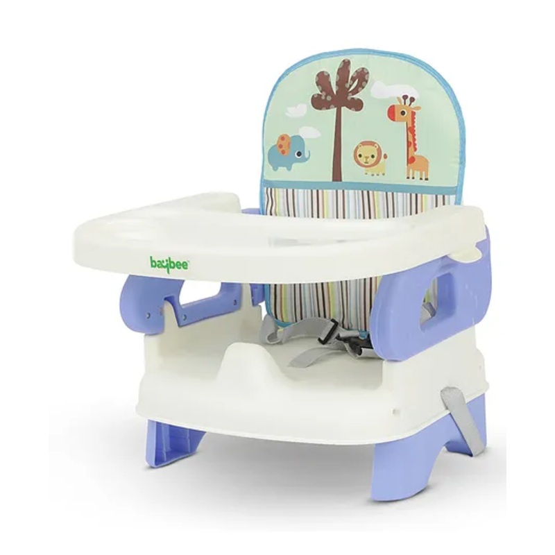 Baybee Booster Seat for Feeding Baby, Baby Food Chair with Removable Dining Tray – Blue