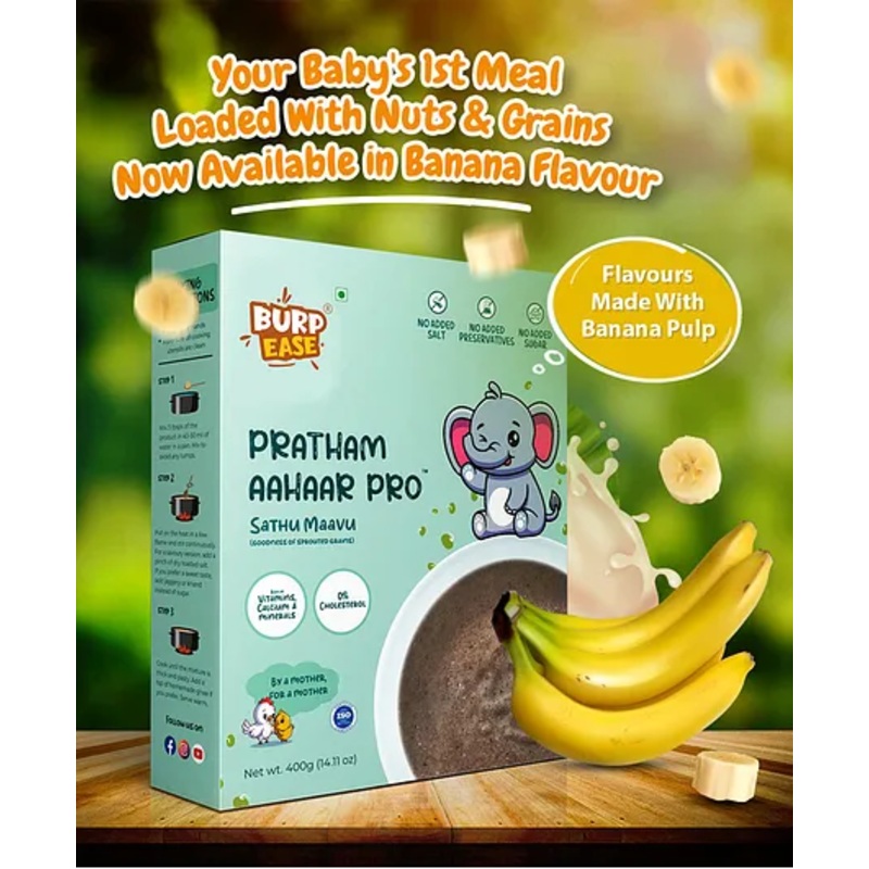 Burpease Pratham Aahaar Pro – Banana Flavour