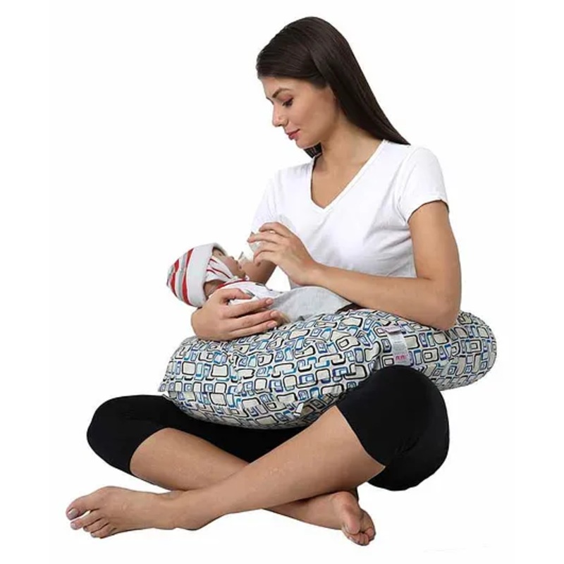 Nene Multipurpose Nursing Pillow Geometric Print – Multicolor