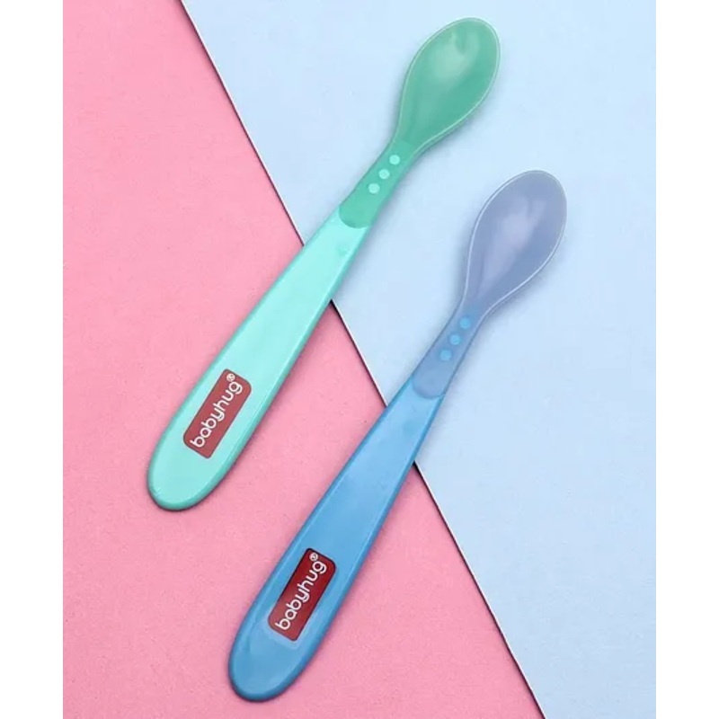 Babyhug Heat Sensitive Spoons 1.5ml Set of 2 – Blue Green