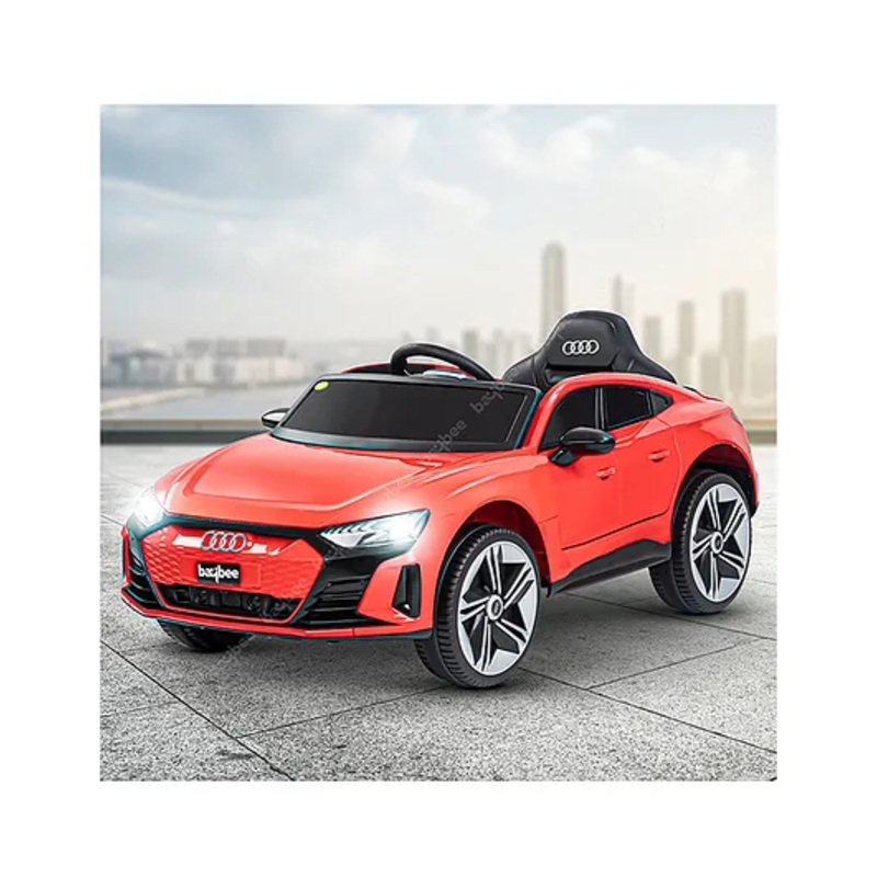 Baybee Licensed Audi-RS e-tron GT 4 Electric Battery Operated Car for Kids, Ride On Toy Kids Car with Music & Light (Red)