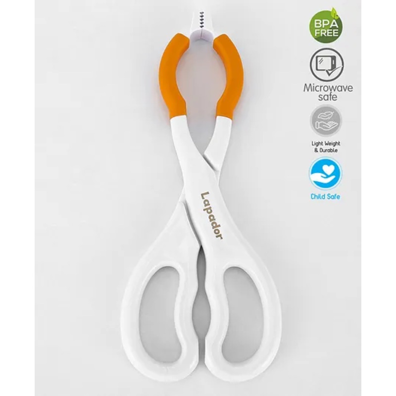 Bottle Tongs White Free size – White And Orange