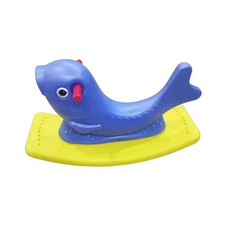 Hop N Play Kids Indoor & Outdoor Fish Rocker  Non-Toxic, Durable & Fun