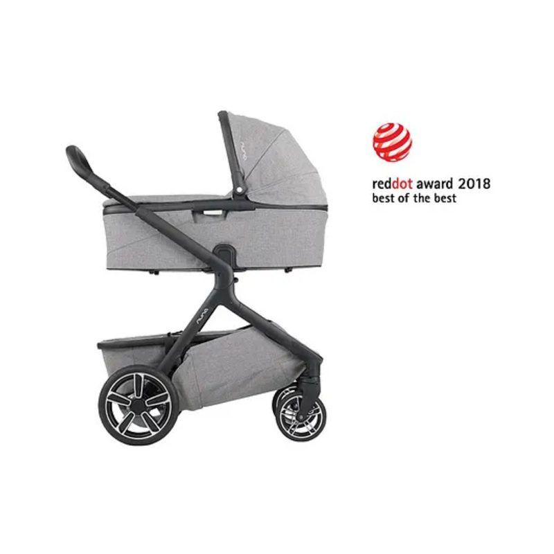 Nuna Demi Grow Baby Stroller-With Cup Holder-Converts to Double or Twin Stroller-Custom Dual Suspension-Pram – Grey