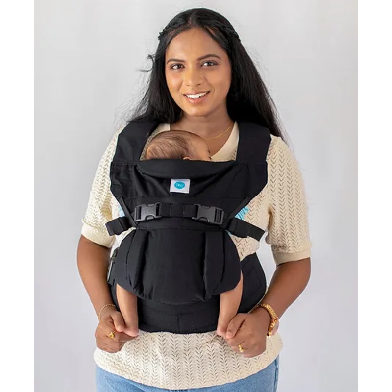 Soulslings Lali Cotton Baby Carrier – Black