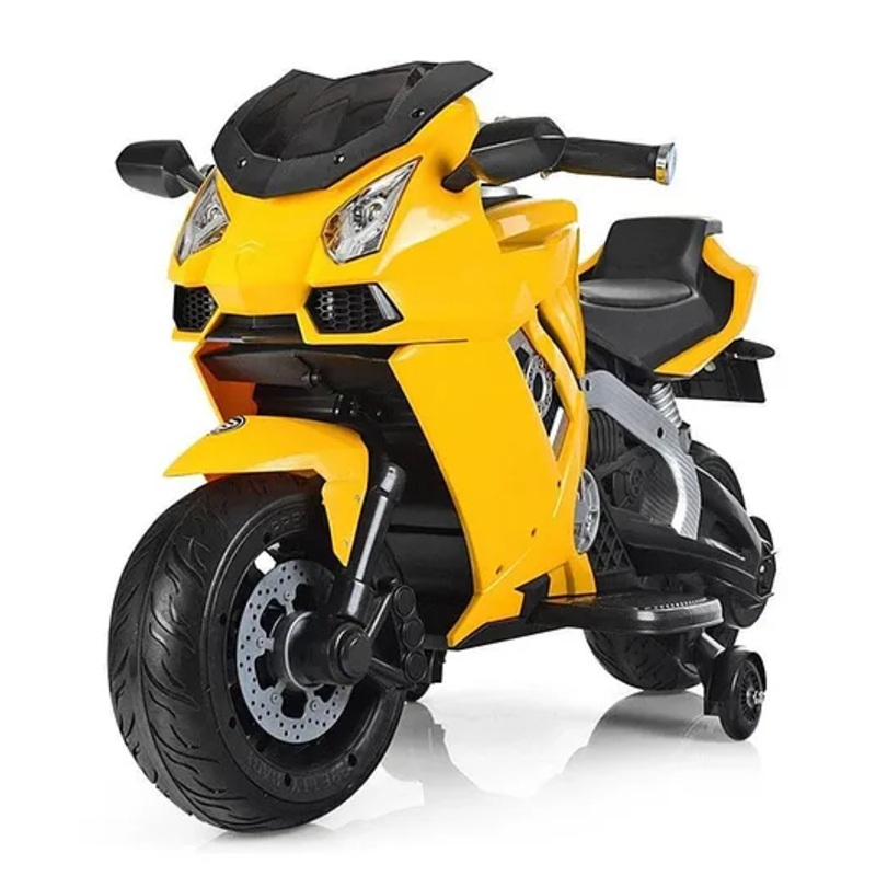 SRECAP Battery Operated Electric Sports Ride on Battery Bike-Yellow