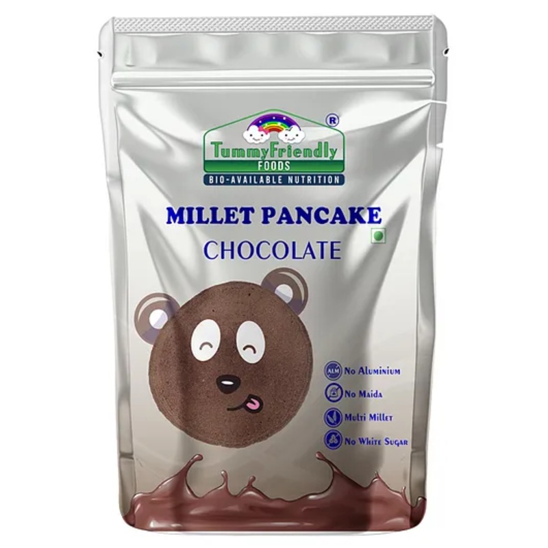 Tummy Friendly Foods Organic Aluminium-Free Chocolate Pancake  Healthy Instant Breakfast Mix – 800 gm