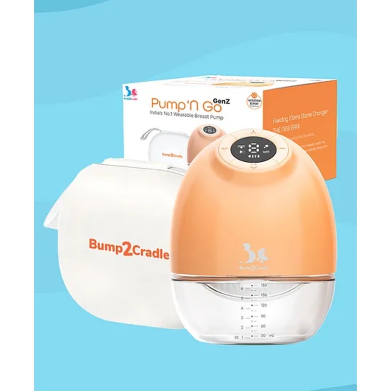 Bump 2 Cradle Wearable Breast Pump – Orange