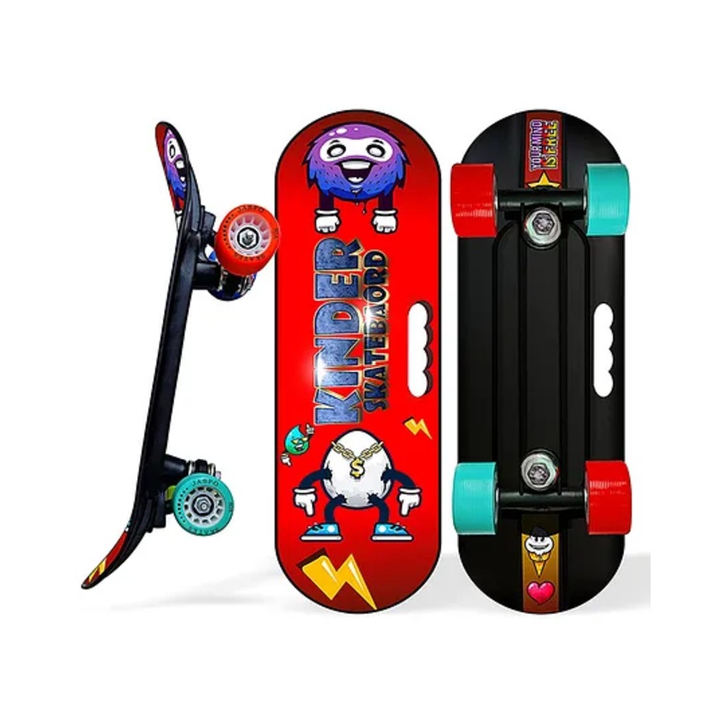 Jaspo Kinder Funky Rider Junior Skateboard – Multi colour