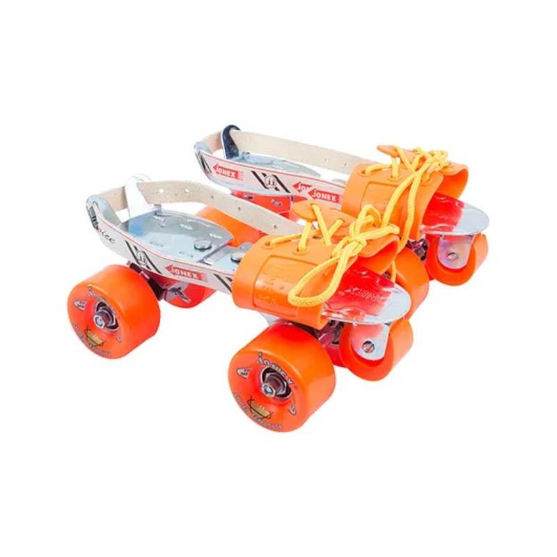 JJ Jonex Super Tenacity Brake Adjustable Quad Roller Skates – Orange