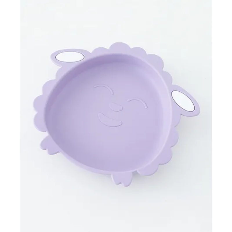 Silicone With Suction Based Plate For Baby Silicone Dish – Purple| BPA Free| Encourages Self Feeding| Dishwasher Safe| Break Resistant| Boys & Girls| Stable Suction Base| Safe for Kids