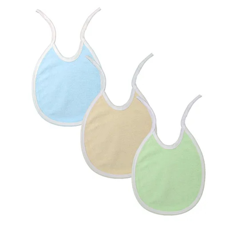 Brandonn Solid Color Bibs Cum Apron Set of 3 – Blue Green
