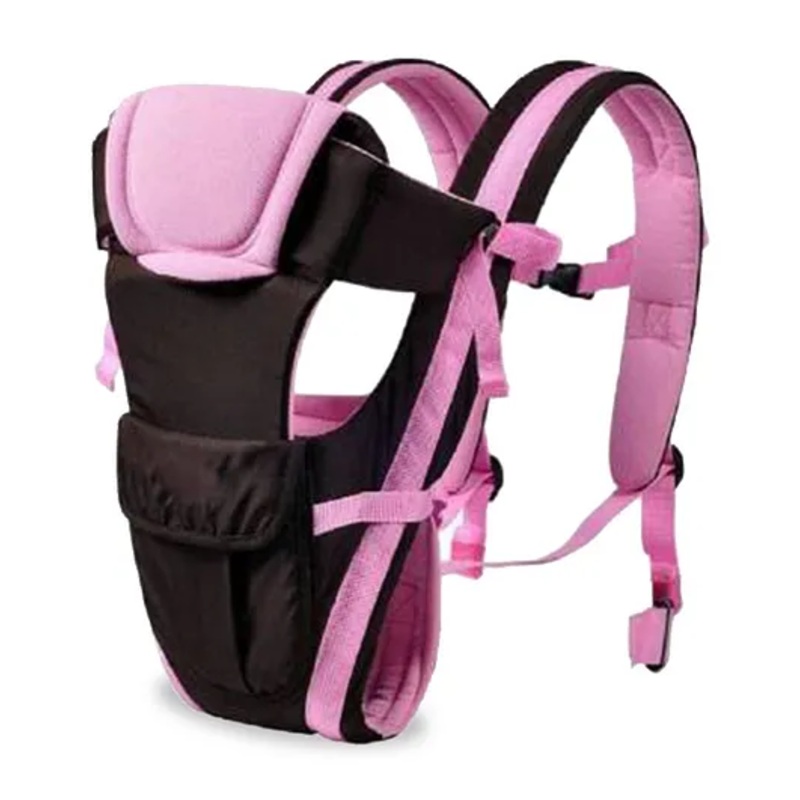 Chinmay Kids Baby Carrier Bag Adjustable Hands Free 4 in 1 Baby Baby Safety Belt Child – Pink