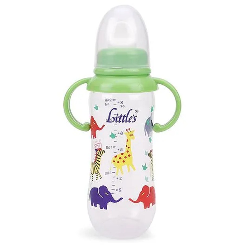 Little’s Royal Maxi Feeding Bottle 240 ml – Green (Color May Vary)