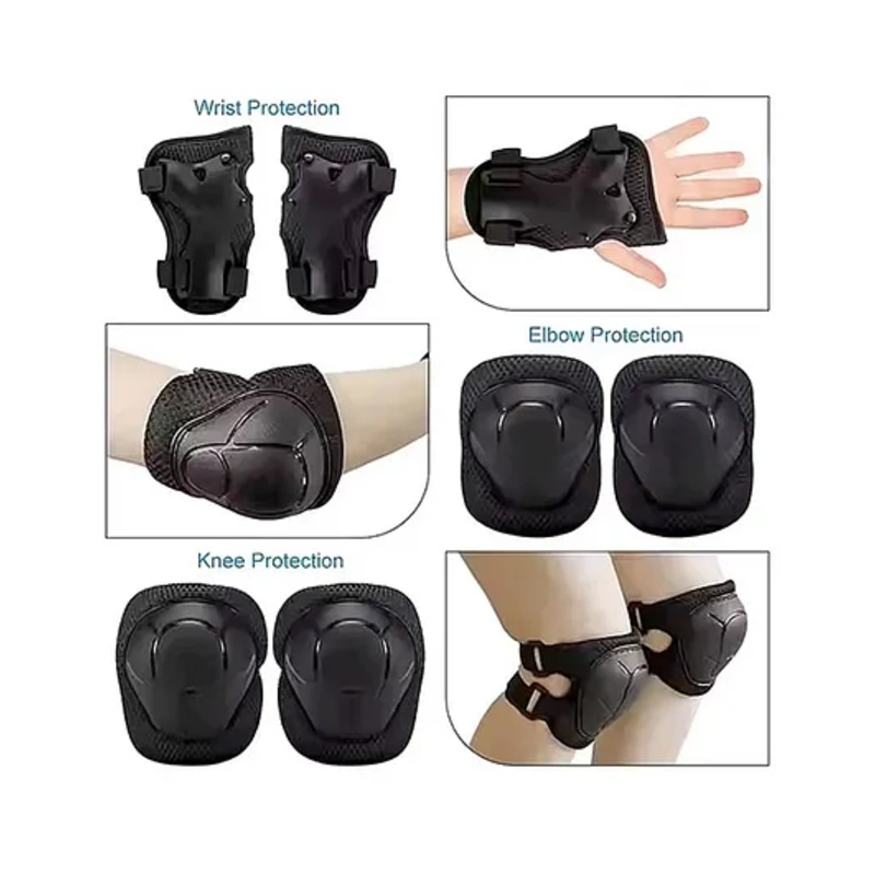 Pine Kids 3 in 1 Safety & Protective Gear Pads Small Size – Grey