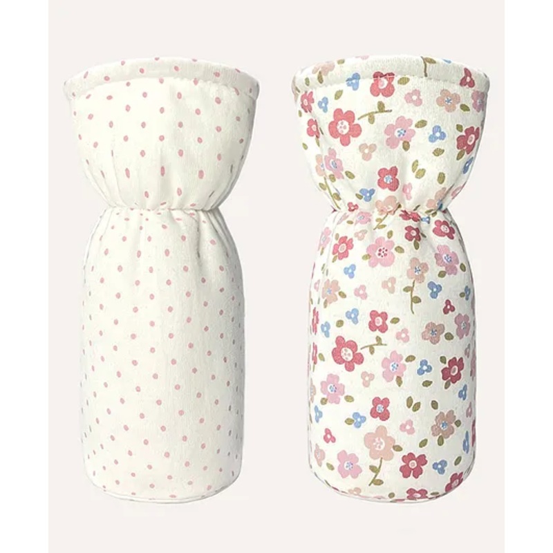 Abracadabra Bottle Cover Vintage Floral Pack of 2 Fits Upto 300 ml Feeding Bottle – Pink