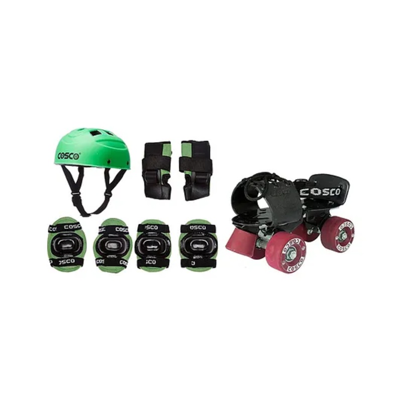 Cosco Tenacity Super Roller Skate Senior & Cosco 4 in1 Junior Plastic Protective Kit – Color May Vary