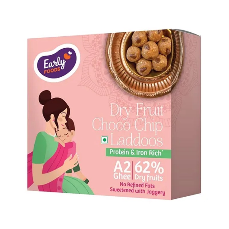 Early Foods Dry Fruit Choco Chip Laddoo 250g
