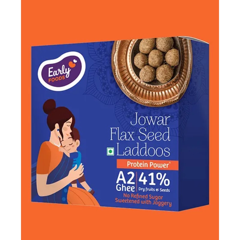 Early Foods Jowar Flax Seeds Laddoos – 250 g
