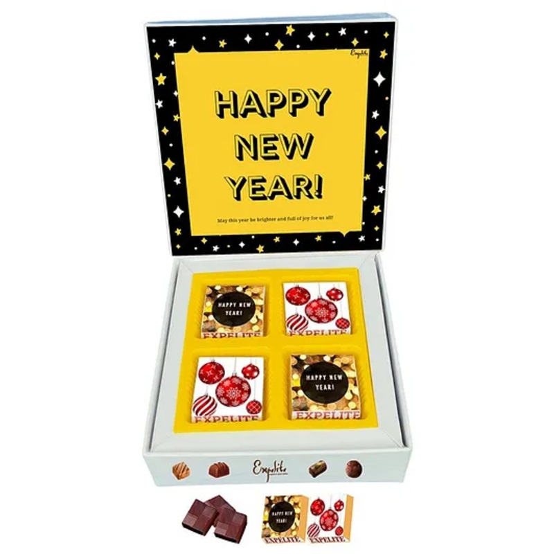 Expelite New Year Chocolate Gift Box – 200 gm