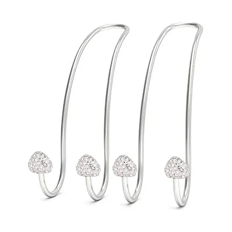 Syga Studded Car Back Hook Pack of 2 – White