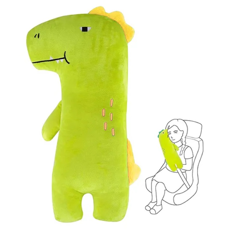 Synlark Seatbelt Car Pillow for Kids Adjuster for Children Baby – Green