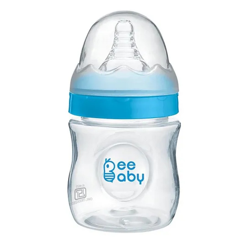 Beebaby Ease Polypropylene Wide Neck Feeding Bottle Blue – 150 ml