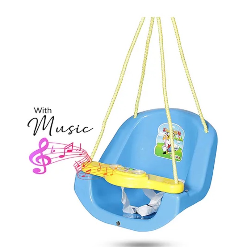 Dash Baby Lehar Deluxe Swing with Light & Music Indoor – Blue
