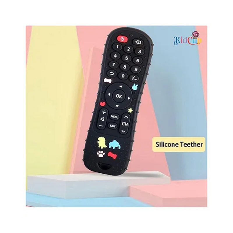 Kidcup Remote Control Teether Toy for Babies (Colour & Design May Vary)